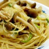 和風パスタ【しめじと白菜とツナのバター醤油】